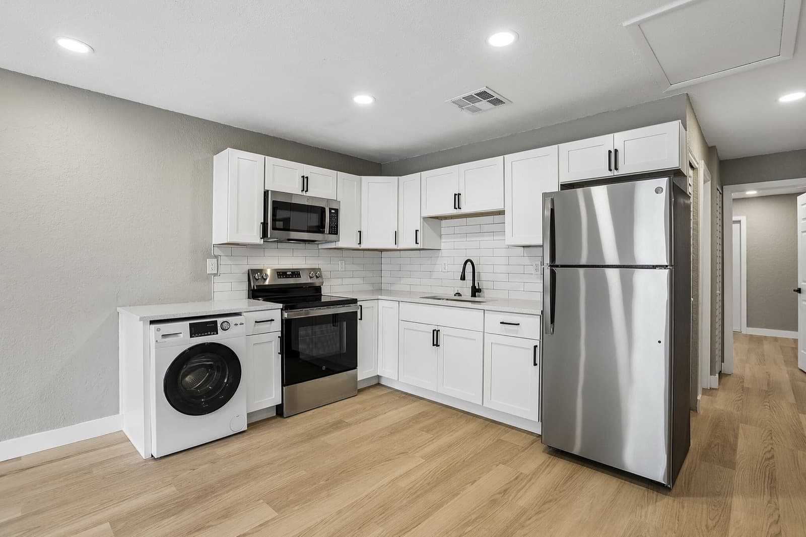 Renovated kitchen interior